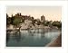 FRAMED - Church palace and college Maidstone England, c. 1890s