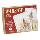 Playing Cards 2 Decks - Warsaw City by Piatnik