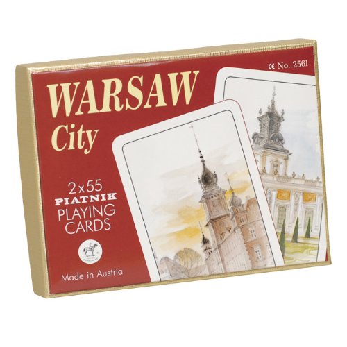 Playing Cards 2 Decks - Warsaw by Piatnik