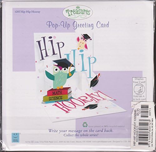 Hip Hip Hooray Pop Up Greeting Card