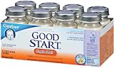 Gerber Good Start Gentle, Ready to Feed, 3 Ounce Nurser Glass Bottles, 8-Count (Pack of 6)