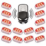 Premium Motorcycle Engine & Ground 84 LED Neon Accent Light Kit with 4-key Remote - Red