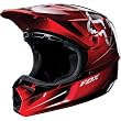 Fox Racing Future Men's V4 MotoX/Off-Road/Dirt Bike Motorcycle Helmet - Red / Medium