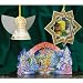  Christmas 3D Card Ornaments - Mix (C) - Set of 3