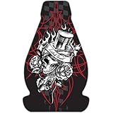 Pilot SC-363 Piston Skull Universal Bucket Seat Cover