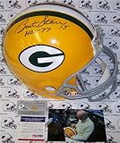 Bart Starr Autographed/Hand Signed Green Bay Packers Throwback Authentic Helmet
