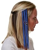 NFL Tennessee Titans Ladies Black-Blue Sports Extension Hair Clips