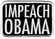 Impeach Obama Embroidered Patch Republican Barack Obama Joke Gift Novelty Emblem