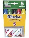 Crayola 52-9765 - 5 Fenstermalstifte