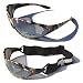 Camouflage Ladgecom All-Weather Sunglasses & Goggles with Head Strap for Cycling, Running & Ski Sports