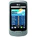 LG P500 OPTIMUS One Smartphone (Android 2.2, 3 MP Kamera, 8,1 cm (3,2 Zoll) Touchscreen, 2GB Speicherkarte, 3,5mm Klinkenbuchse) silver / chrome