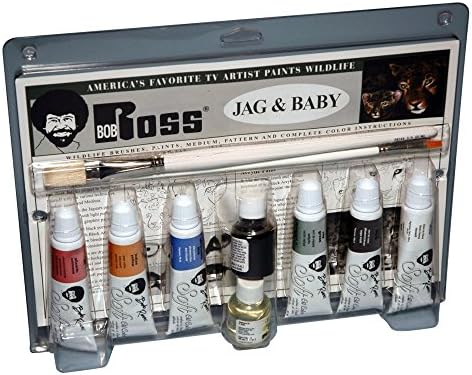 Bob Ross Jaguar Wildlife Painting Set