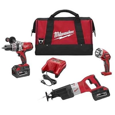 Milwaukee 0928-23 V28 Lithium-Ion Cordless 3-Tool Combo Kit