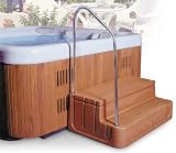 Step 'n Stow 6130340 Concept 1 Spa Steps - Light Redwood