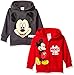 Disney Boys' Mickey Mouse 2 Pack Hoodies