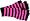 Black/Pink Stripes