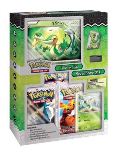 Pokemon Cards - Black & White Super Snivy Box (Jumbo Card,Figure,Holos & Packs)