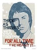 PAUL WELLER - THE JAM - Poster print By Simon Walker (077)