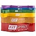 Fit Spirit® Resistance Exercise Bands for Pull-Ups Stretch & Power Lifting - Choose Your Size