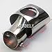 SUNDELY® Stainless Steel Exhaust Tail Pipe Muffler Tip Fits for Civic DX EX EX-L GX HF Hybrid LX Natural Gas Si Touring 2012 2013 2014