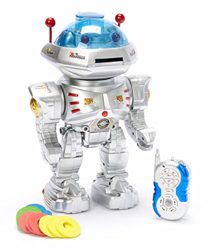 Team R/C® Radio Remote Controlled RC Dancing Robot w/ R/C Missile Disc Launcher