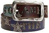 Leather Island Men's USA Nailhead Tribute Belt