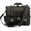 A Carbon Black Leather Briefcase, Backpack, Handbag "They'll Fight Over When You're Dead"