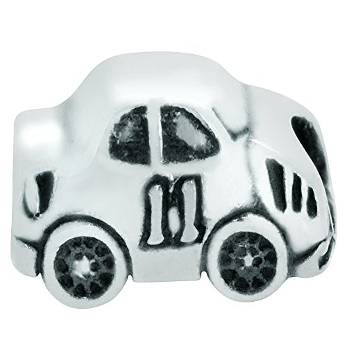 Zable Sterling Silver Racing Car Bead