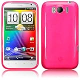 HTC RUNNYMEDE HOT PINK TPU GEL CASE, IN QUBITS RETAIL PACKAGING