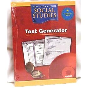 Click here to buy HOUGHTON MIFFLIN SOCIAL STUDIES United States History Test Generator Grade 5 Cd-Rom by Houghton Mifflin.