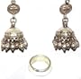 Gift for Women Silver Earrings and Ring Set (ering027)