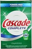 Cascade Complete All-In-1 Powder Dishwasher Detergent, Fresh Scent 45 Oz (Pack of 2)