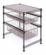 Seville Classics She05122 11-1/2-Inch by 17-1/2-Inch by 18-1/2-Inch Stackable Kitchen Cabinet Organizer