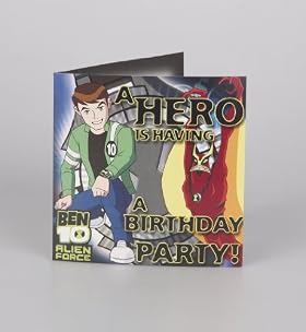 10 Ben 10&trade; Party Invite Cards