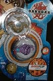 B3 Bakugan Starter Pack - Bakuflip Series- Includes Darkus (Purple) Moskeeto, Haos Alto Brontes and 1 Mystery Bakugan. The Pack also comes with 3 Ability Cards and 3 Metal Gate Cards