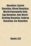 Donation: Sperm Donation, Blood Donation, World Community Grid, Egg Donation, Non-Heart-Beating Donation, Embryo Donation, Car Donation