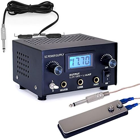 Rehab Ink Professional 1062+ Piece Tattoo Kit w/ 5 Guns, Grips, Power Supply, 17 Starbrite Ink Colors & More