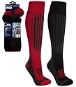 Trespass Langdon Thermal Winter Ski Socks 2 Pairs (Size 7-11)