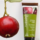 Botani Australia 2-In-1 Exfoliating Scrub & Mask. Eco-Friendly, Free Of Plastic Microbeads. Natural Facial Scrub With Jojoba Beads, Australian Quandong Fruit & Bentonite Clay (9327580001243)