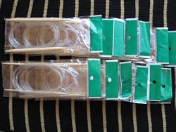 15 size 47" bamboo circular knitting needles pins US 0-15