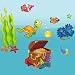 OZEAN XXL SET (210 cm x 100 cm) Wandsticker, Wandaufkleber f�r Baby- und Kinderzimmer