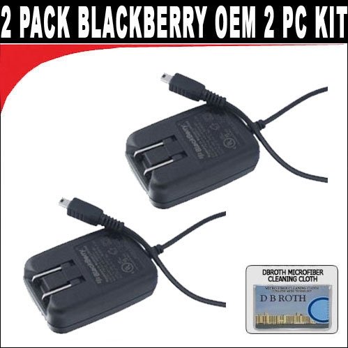 Buy Cheap Original OEM Set of 2 Travel Chargers for your Blackberry Curve 8310,8320,8330,8350i + DBROTH