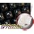 RUSSIAN CYRILLIC KEYBOARD STICKERS WITH ORANGE LETTERING ON TRANSPARENT BACKGROUND