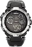 Oxbow - 4531901 - Montre Homme - Quartz Digital - Cadran Noir - Bracelet Caoutchouc Noir