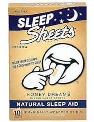 Health and Beauty: Sleep Sheets Natural Sleep Aid - Drug-Free - 10 Individually Wrapped Strips - Pack of 2 - PureBrands, LLC