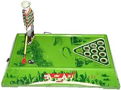Tin Colletible, Golfer - Collectable