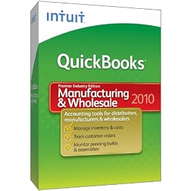 QuickBooks Premier Manufacturing and Wholesale 2010 by Intuit