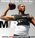 MiR 50Lbs Short Adjustable Weighted Vest ***** (Usps Priority Mail Service, Takes 3-4 Business Days to Be Delivered!!!) --- (In Us)