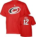 Eric Staal Red Reebok Name and Number Carolina Hurricanes T-Shirt