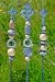 Rankhilfe Gartenstab Stick STONE 3er Set Eisen 110 cm